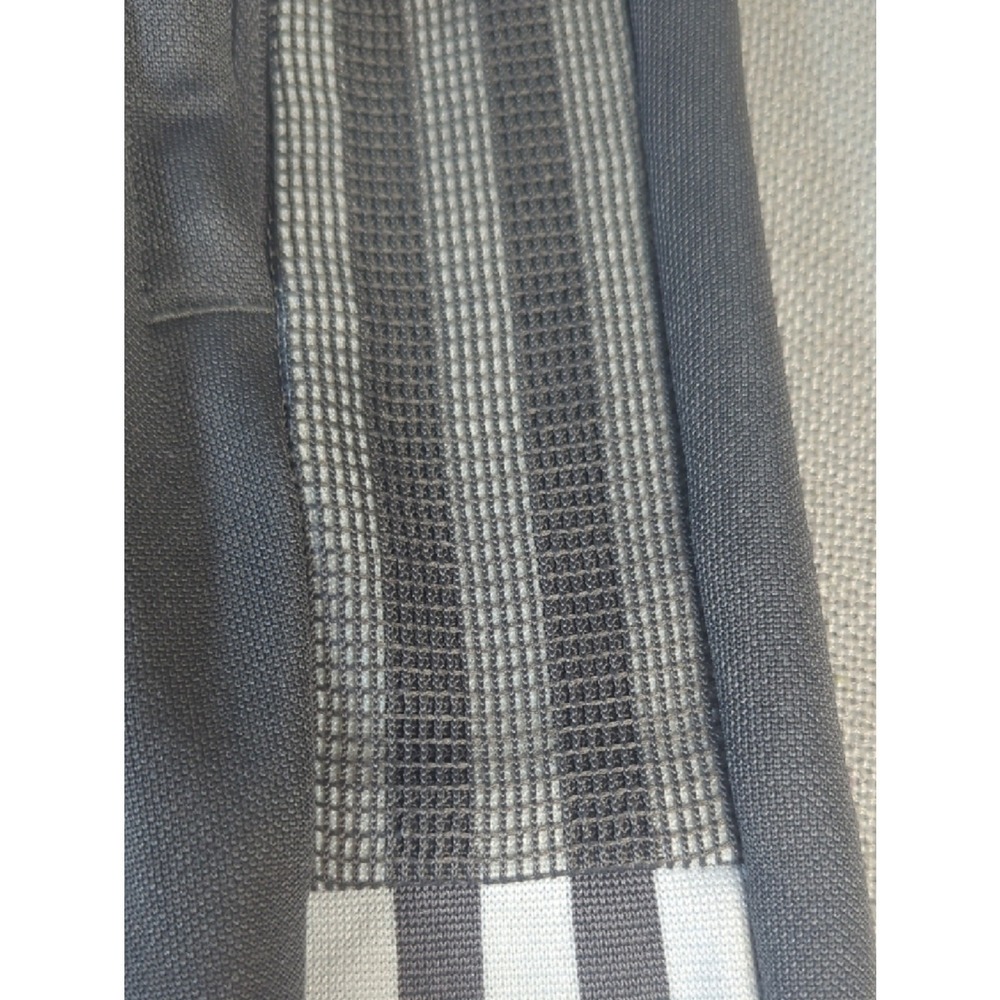 adidas Gray Joggers Adult Size S White Stripes Ankle Zip Athletic Pants - Picture 5 of 16